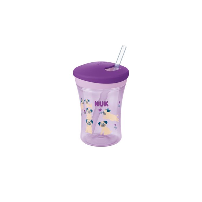 NUK Action Cup 230ml με καλαμάκι