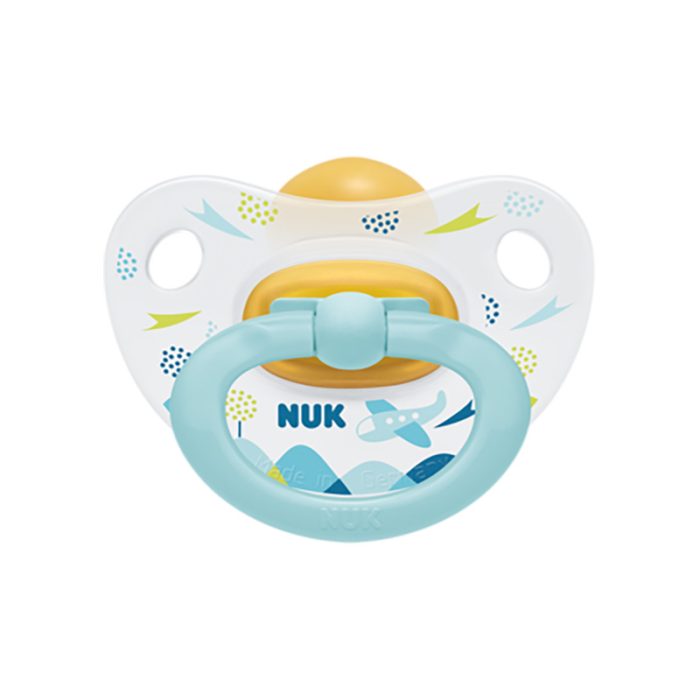 NUK Classic Happy Kids Πιπίλα Καουτσούκ 0-6 μηνών