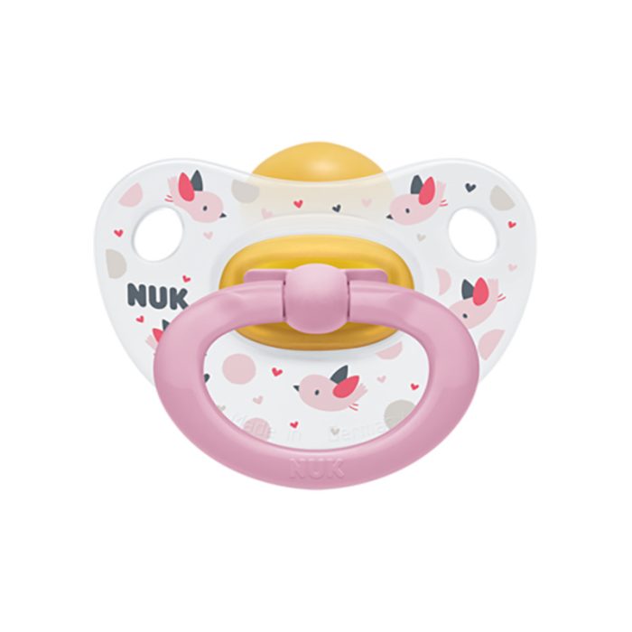 NUK Classic Happy Kids Πιπίλα Καουτσούκ 0-6 μηνών